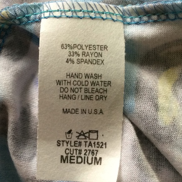 🫐  Colorful animal print short sleeve top - Picture 9 of 14